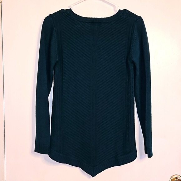 Ab studio teal sweater women's small - Picture 3 of 6